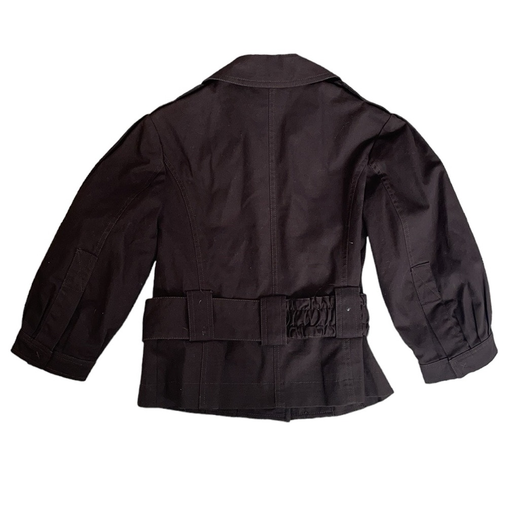 Zara Basic Brown Belted Field Jacket - image 3